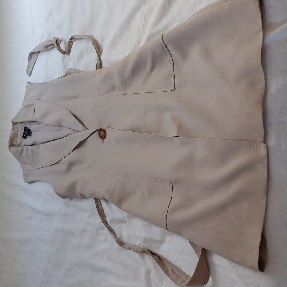 Nicole Miller sleeveless trench